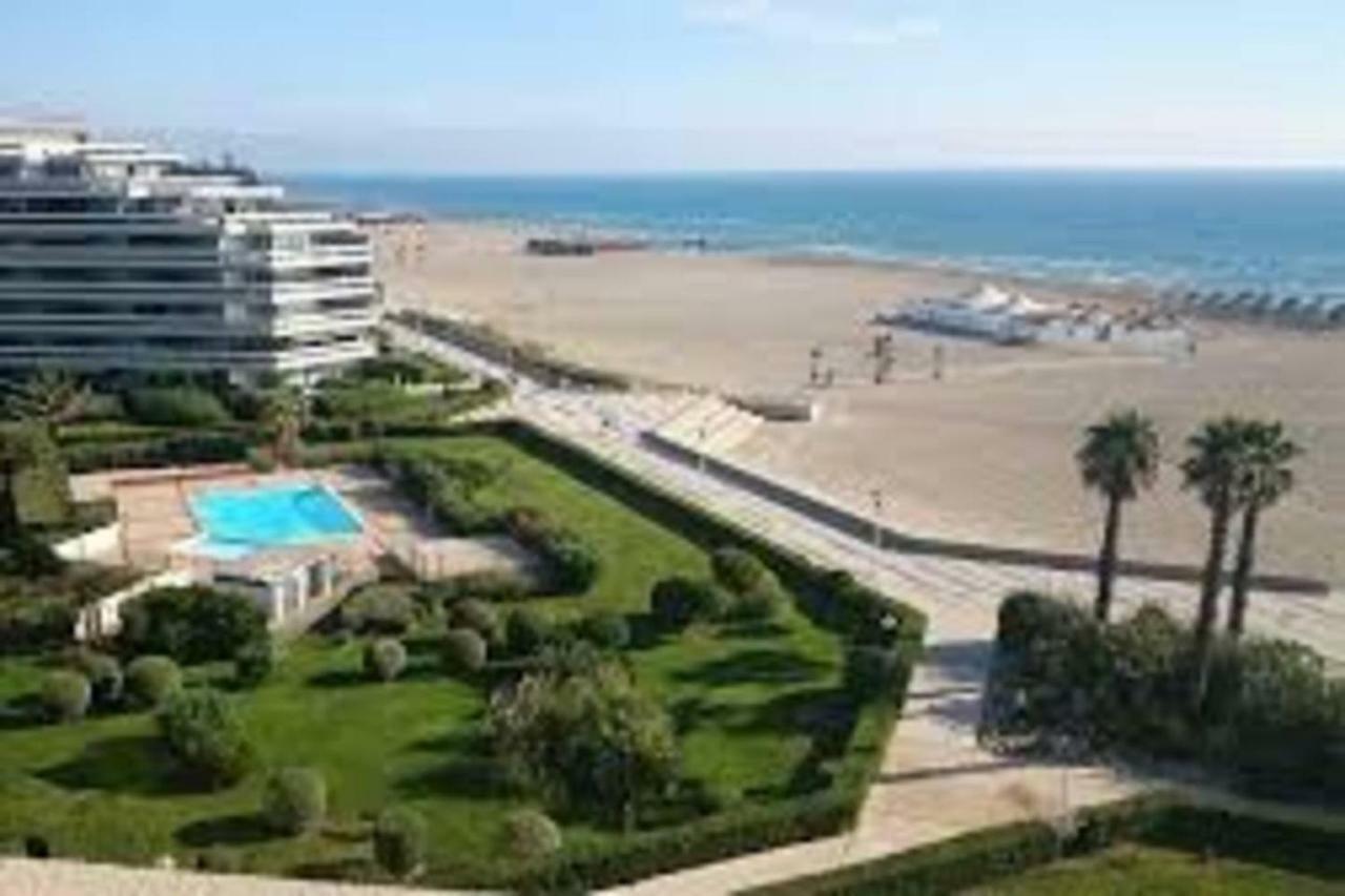 Appart Face A La Mer Les Pieds Dans L'Eau Canet-en-Roussillon Exteriör bild